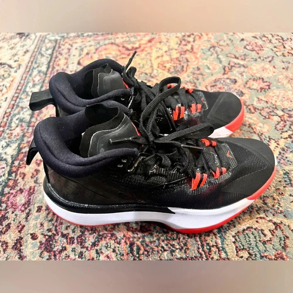 FINAL PRICE Nike Jordan Zion 1 Black Basketball Sneakers - Picture 7 of 9